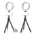 2pcs Vivitar 6 Inches LED Ring Light Dimmable Lamp for Iphone Smartphone for Vlogging