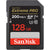 SanDisk Extreme Pro 128GB SDXC UHS-I V30 200MB/s Class 10 Memory Card - 2 Count + Memory Card Holder