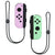 Nintendo Switch Joy-Con Controllers (Pastel Purple / Pastel Green) with JLab Play Gaming Wireless Bluetooth Earbuds