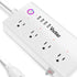 Vivitar Smart Home Smart Plug Power Strip 4 Wi-Fi Outlets + 4 USB Ports Compatible with Alexa and Google Home - No Hub Required