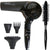 BaByliss Pro Studio Design Series Sensor 1875 Watt Hair Dryer #BCI800UC with Conair Pro Ergo-Grip Small Round Pin Brush