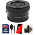 Sony E PZ 16-50mm f/3.5-5.6 OSS Lens with Top Accessory Bundle for Sony E-Mount Cameras