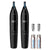 2x Philips Norelco Ultimate Comfort Nose Trimmer 1000 Battery Powered NT1605/60 for Nose, Ear and Eyebrows