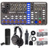 Zoom LiveTrak L6 10-Track Digital Mixer / Recorder with Zoom ZDM-1 Podcast Mic Pack Accessory Bundle and 2x SanDisk 128GB microSDXC Memory Card