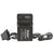 2x Replacement Battery and Charger Kit for Canon LP-E17 and LC-E17 for Canon EOS M6 M5 M3 Mirrorless Cameras