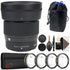 Sigma 56mm f/1.4 DC DN Contemporary Lens (Sony E) with 55mm Macro Filter Set