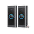 2x Ring 1080p Wired HD Video Doorbell Black