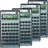 4x HP 17bII+ Financial Calculator 22-Digit LCD F2234A#ABA, Silver