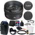 Canon EF 50mm f/1.4 USM Autofocus Lens + 16GB Accessories for T2i T3i C100 XTI