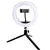 Vivitar 8 Inch LED Ring Light Dimmable Lamp for Iphone Smartphone with Tripod Mount Stand