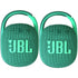 2x JBL Clip 4 Eco Ultra-Portable Waterproof Bluetooth Speaker (Forest Green)