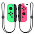 4x Nintendo Switch Joy-Con Controllers (Neon Pink / Neon Green)