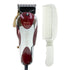 Wahl Professional #8451 5-Star Magic Clip Corded Precision Fade Clipper with Wahl Flat Top Comb White #3329-100