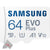 Samsung 64GB EVO Plus UHS-I microSDXC Memory Card with SD Adapter