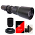 Vivitar 500mm/1000mm f/8 Telephoto Lens for Nikon D5500, D5600, D7100 and D7200