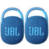 2x JBL Clip 4 Eco Ultra-Portable Waterproof Bluetooth Speaker (Ocean Blue)