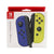 Nintendo Switch Joy-Con Controllers (Blue / Neon Yellow) with JLab Play Gaming Wireless Bluetooth Earbuds