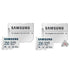 2x Samsung EVO Plus MicroSD 256GB, 130MBs Memory Card with Adapter