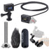 Zoom ECM-6 19.7' Extension Cable with Action Camera Mount  +  Zoom GHM-1 Guitar Headstock Mount + Zoom SGH-6 Shotgun Microphone Capsule +  ZOOM WSS-6 Windscreen For SGH-6 and SSH-6 Shotgun Mic Capsules