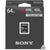 SONY 64GB G Series XQD Memory Card