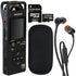 Sony PCM-A10 High-Resolution Audio Recorder Black + JBL T110 in Ear Headphones and Cleaning Kit