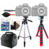 Tall and Flexible Tripod  with Accessories for Nikon Cameras