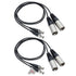 2x Zoom TXF-8 TA3 to XLR Cable (Pair)