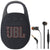 JBL Clip 5 Portable Waterproof Dustproof Wireless Speaker (Black) with JBL T110 In Ear Headphones Black