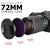 72mm Best Lens Accessory Bundle for Tamron 18-400mm F/3.5-6.3 Di II VC HLD, SP35mm F/1.4 Di USD