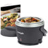 Crock-Pot Electric Lunch Box, Portable Food Warmer for On-the-Go, 20-Ounce (591 mL), Black Licorice + Easy & Delicious Crock-Pot Recipes