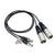 5x Zoom TXF-8 TA3 to XLR Cable (Pair)