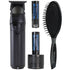 BaByliss Pro FXONE BLACKFX All-Metal Interchangeable-Battery Trimmer FX799MB with BaByliss Pro FXONE Replacement Lithium Ion Battery FXBB24 and Conair Pro Ergo-Grip Vented Brush