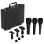 Behringer XM1800S Dynamic Vocal & Instrument Microphone (3-pack) + 3x Pig Hog 8mm XLR Microphone Cable + Tabletop Tripod