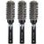 3x ConairPro Ceramic Tools Medium Round Brush 2