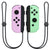 Nintendo Switch Joy-Con Controllers (Pastel Purple / Pastel Green) with JLab Play Gaming Wireless Bluetooth Earbuds