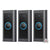 3x Ring 1080p Wired HD Video Doorbell Black