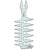 BaBylissPRO Barberology Wide Tooth Styling Comb Silver