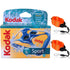 Kodak Water and Sport One-Time Use Disposable Camera (ISO-800) Waterproof 35mm - 27 Exposures with Floating Foam Strap-Orange