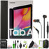 Samsung A 8.0" T295 Galaxy Tab LTE 32GB Tablet with Rotating Stand Leather Folio Case Essential Kit