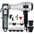 Wahl Cordless Sterling 4 #8481 Cord / Cordless Clipper + Wahl Professional 5-Star Series Ionic Retro-Chrome Design Barber Hair Dryer #05054