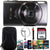 Canon PowerShot ELPH 360 HS Digital Camera (Black) with Hard shell camera case Bundle