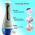 2x Vivitar Cordless & Rechargeable 360° Water Flosser 3 Modes and Memory Function with Heads