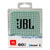 JBL GO 2 Portable Wireless Waterproof Speaker (Seafoam Mint) with JBL T110 in Ear Headphones Black