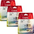 3x Canon Pixma ChromaLife 100 FINE Cartridges PG-40 Black and CL-41 Color Ink for PIXMA