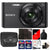 Sony DSC-W830 20.1MP Digital Camera (Black) with Ultimate Accessory Bundle