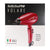 BaByliss Pro Nano Titanium Hair Dryer 2000W Hair Blower Red #BRVOL1 with Comb and Barber Apron