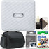 FUJIFILM INSTAX Link Wide Smartphone Printer Ash White + Wide Film Accessory Kit