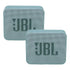 2x JBL Go 2 Wireless Waterproof Speaker Cyan