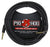 Pig Hog Black Woven Tour Grade Instrument Cable 1/4