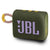 JBL Go 3 Portable Bluetooth Speaker Green with JBL T110 in Ear Headphones